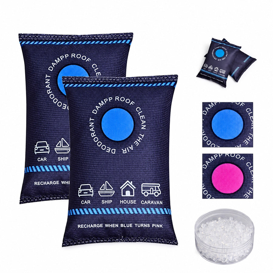 Lot de 2 absorbeurs d’humidité réutilisables Stop Humidité